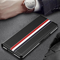 Black Wallet Phone Bag Case for Samsung Galaxy Z Fold 5