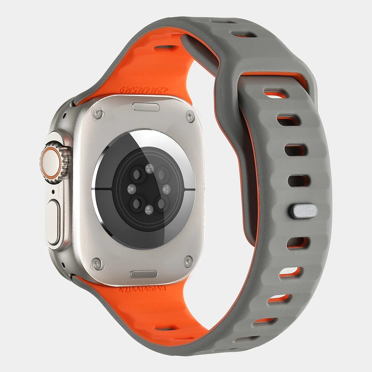 Premium Two-Tone Silicone Strap for Apple Watch