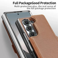 2-in-1 Detachable Magnetic Wallet Leather Case for Samsung Galaxy Z Fold 6