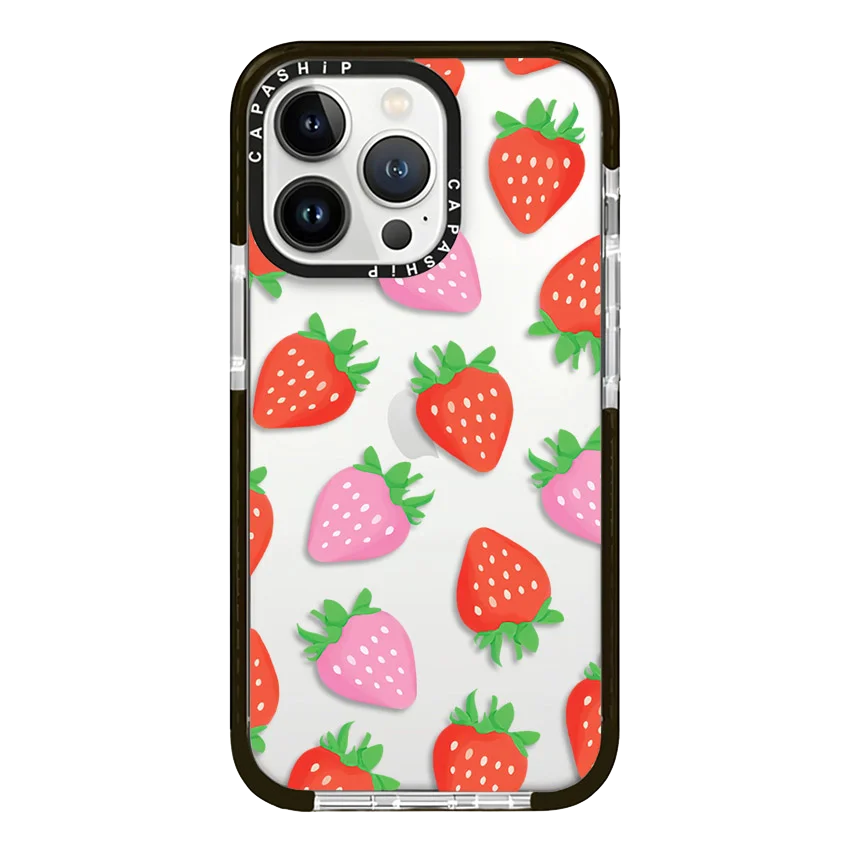 Full Screen Summer Fruit Party Soft TPU Shockproof Back Case for iPhone 15 Series