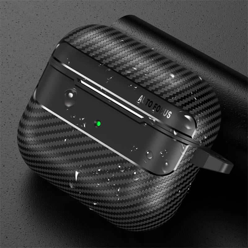 Fiber Texture Shockproof Case for AirPods Models