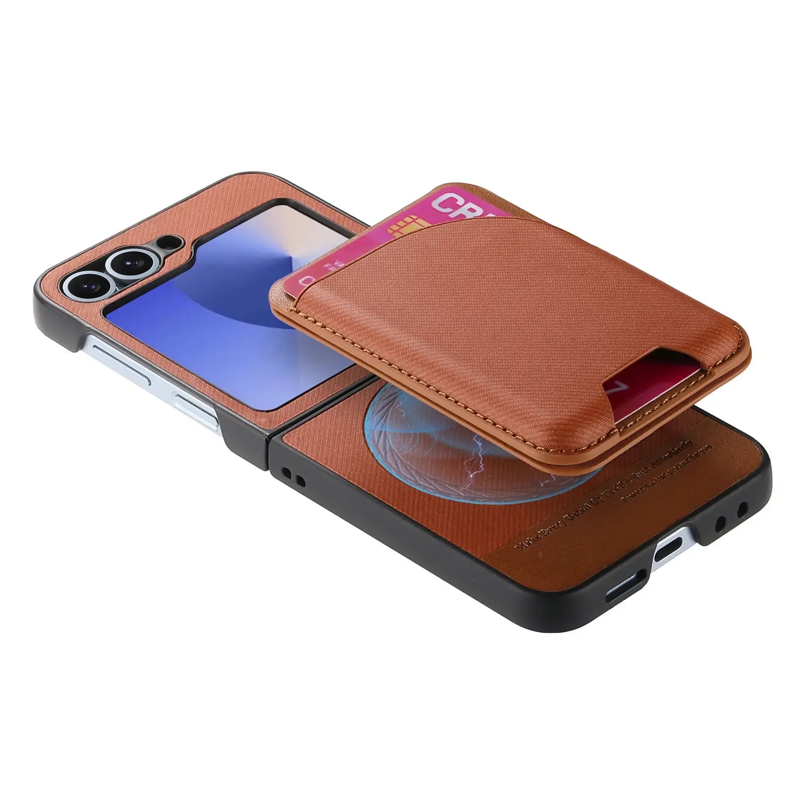 Versatile 2-in-1 Wallet Case with Detachable Design for Samsung Galaxy Z Flip 6