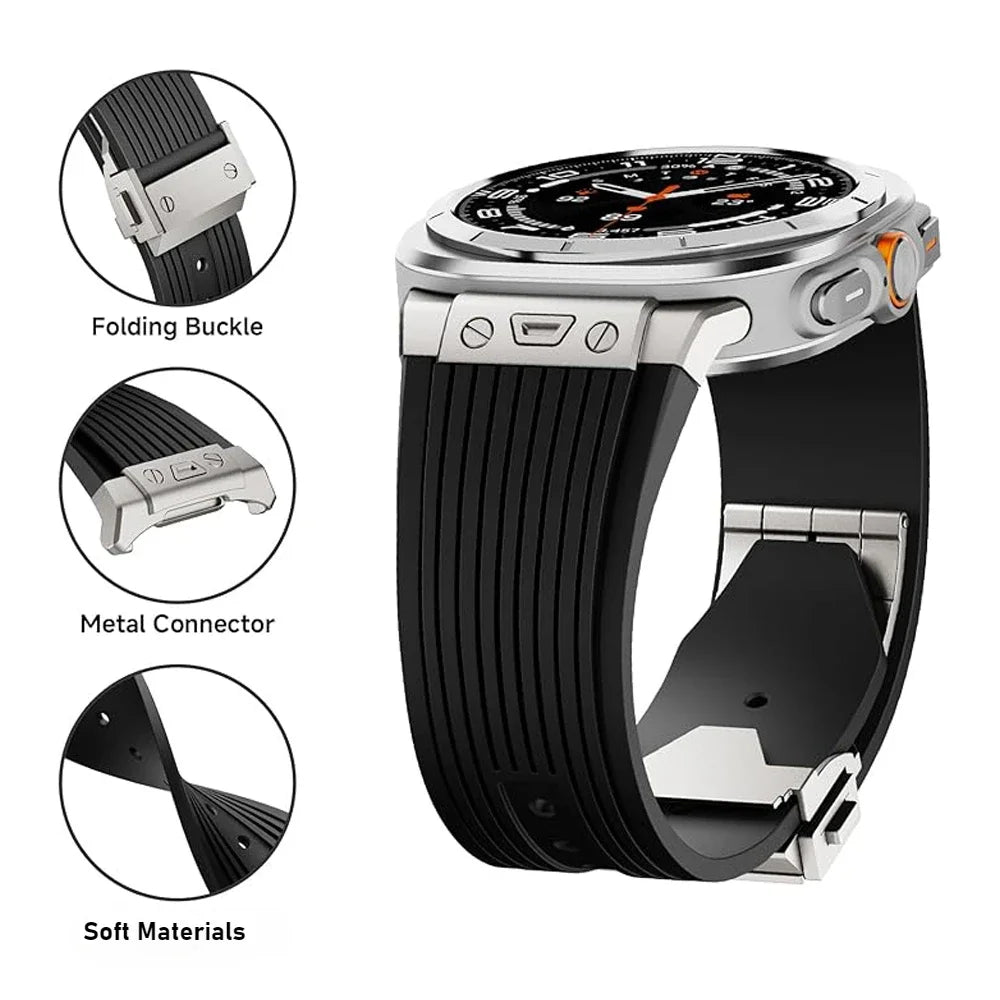 Rubber Sports Strap for Samsung Galaxy Watch Ultra