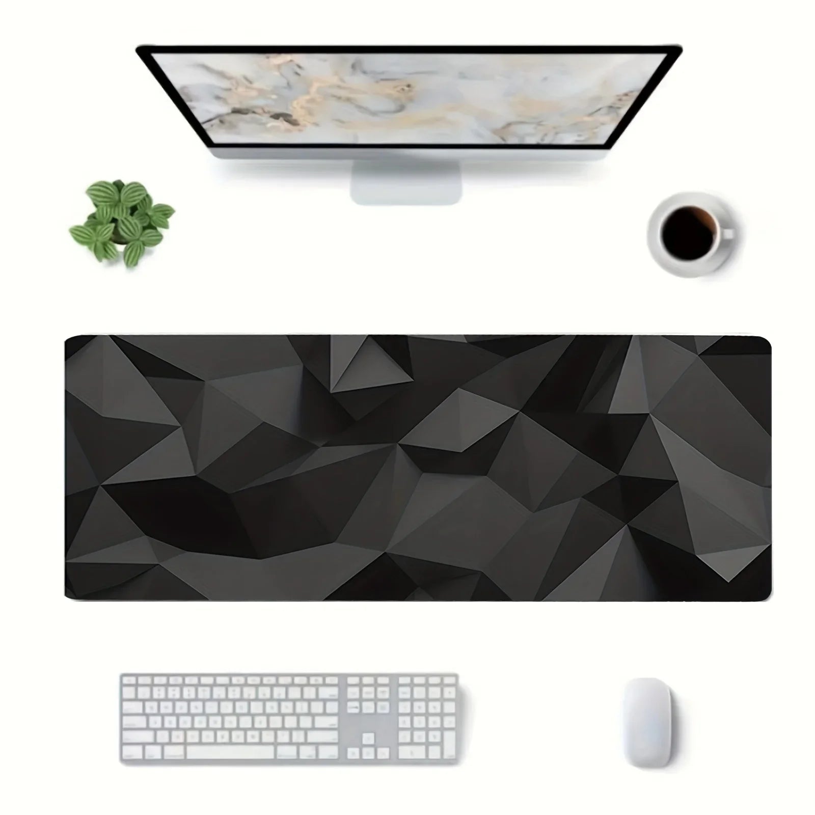 Non-Slip Large Geometric Mouse Pad