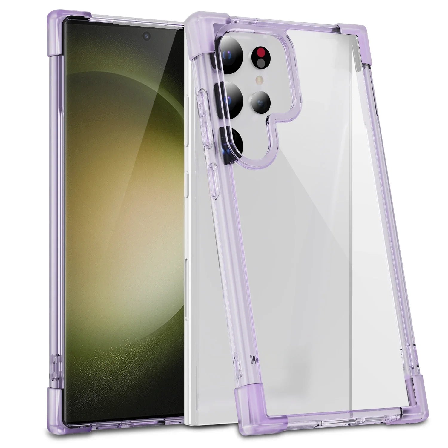 Acrylic Transparent Phone Case for Samsung Galaxy S24 Series