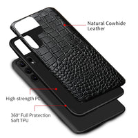 Genuine Leather Phone Case for Samsung Galaxy S23 Series