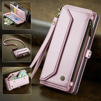 Multifunctional Wallet Leather Case with Card Slots for Samsung Galaxy S24 Series