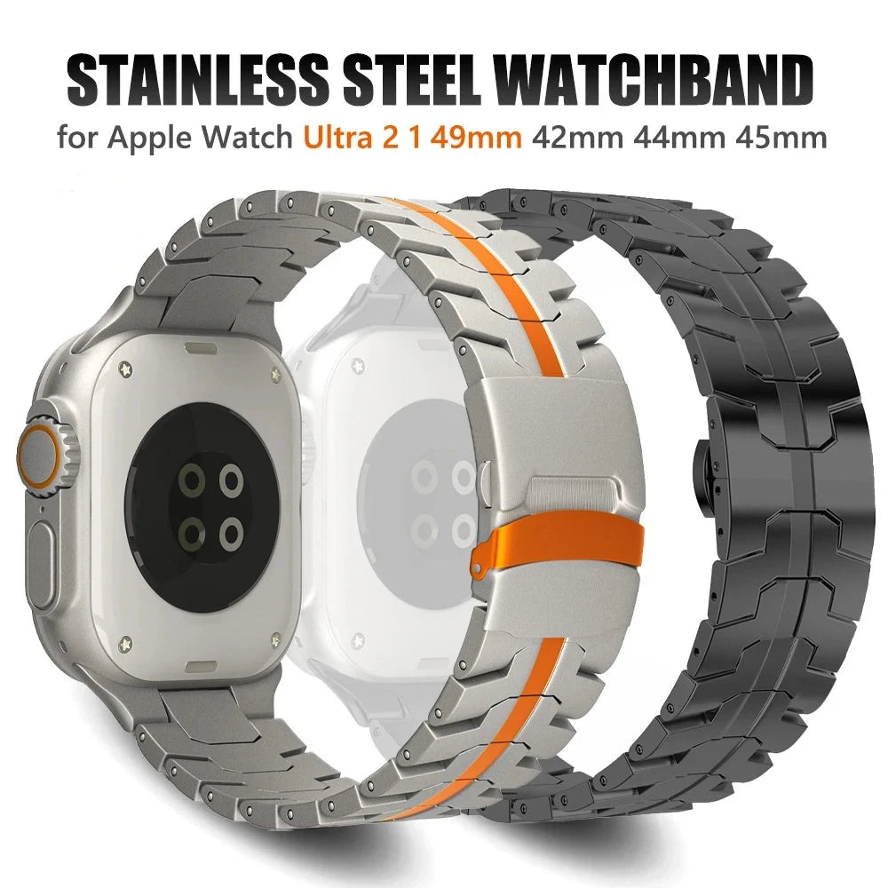 Luxury Stainless Steel Strap for Apple Watch