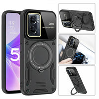 OPPO A77 Series Shockproof Case with Ring Stand and Camera Protector Phone Cover