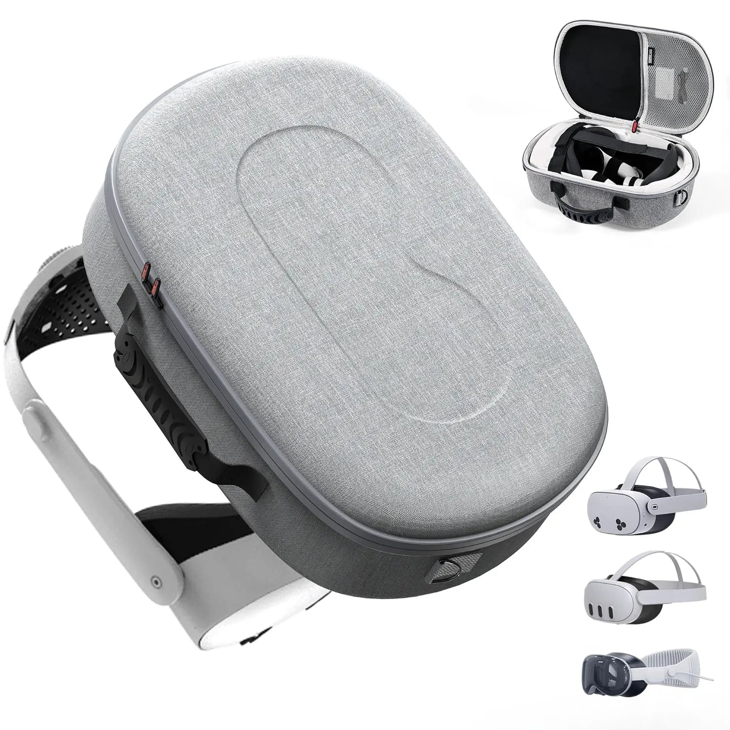 Hard Carrying Case for Meta Quest 3/Elite Strap and VR Accessories