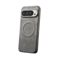 Ultra-Thin Magnetic Matte PU Leather Case for Google Pixel 9 Series