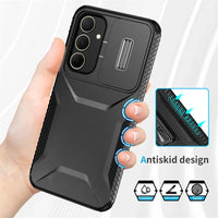 Shockproof Slide Lens Protection Back Case for Samsung Galaxy A55