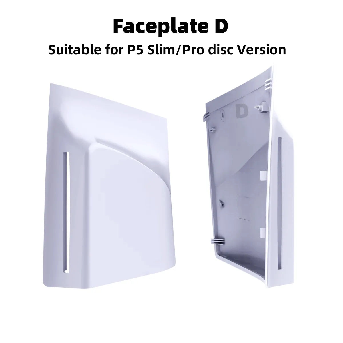 Dustproof White Faceplate for PlayStation 5 Pro