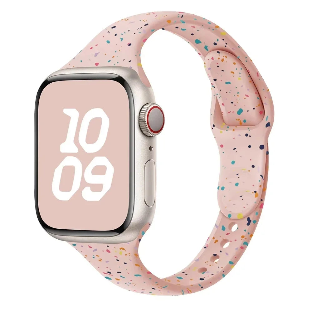 Soft Colorful Silicone Strap for Apple Watch