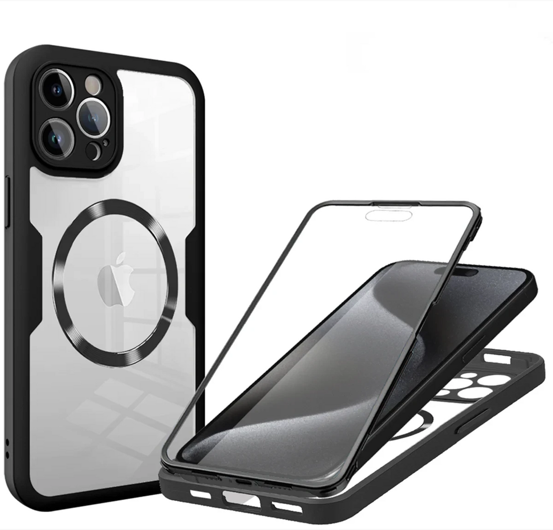 Double-Sided Screen Protection Case for iPhone 15 Series