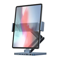 WiWU Aluminum Foldable Tablet Stand with USB Hub