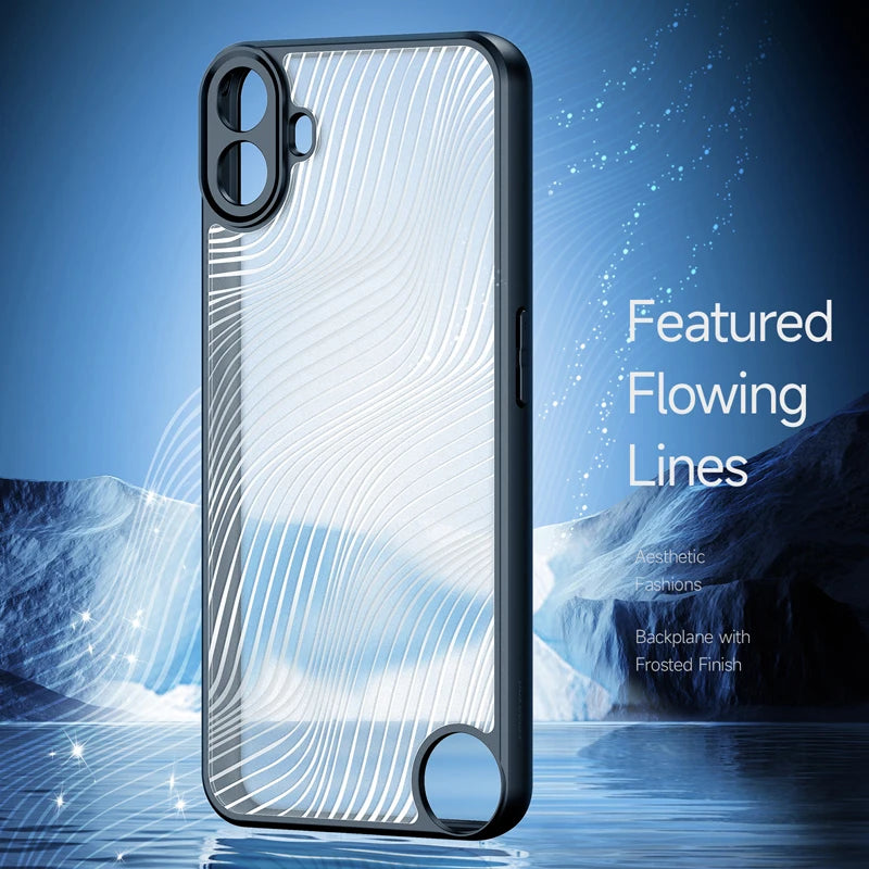 Shockproof PC+TPU Flowing Line Matte Anti-Fingerprint Case for Nothing CMF Phone 1 – Ultimate Protection & Style