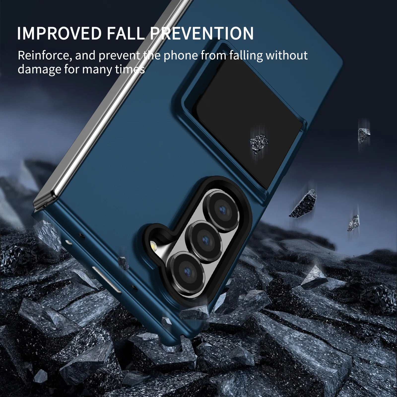 Fashion Shockproof Bag Case with Fall Protection Stand for Samsung Galaxy Z Fold 5