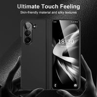 Shockproof Anti-Falling Black Phone Case with Kickstand for Samsung Galaxy Z Fold 5