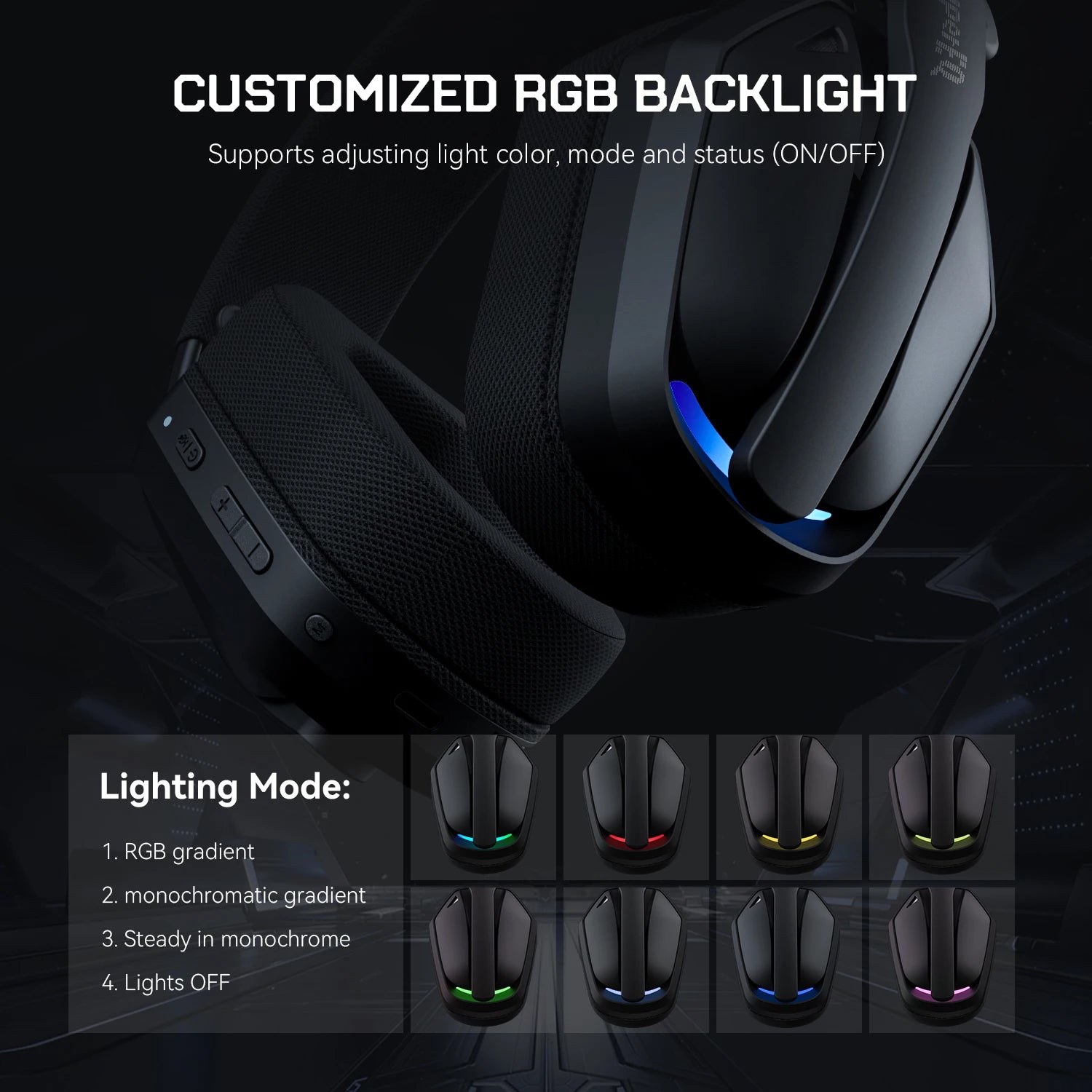 EKSA SuperEQ G19BT Wireless Gaming Headset