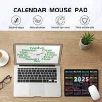 Calendar Mouse Pad with Stitched Edge