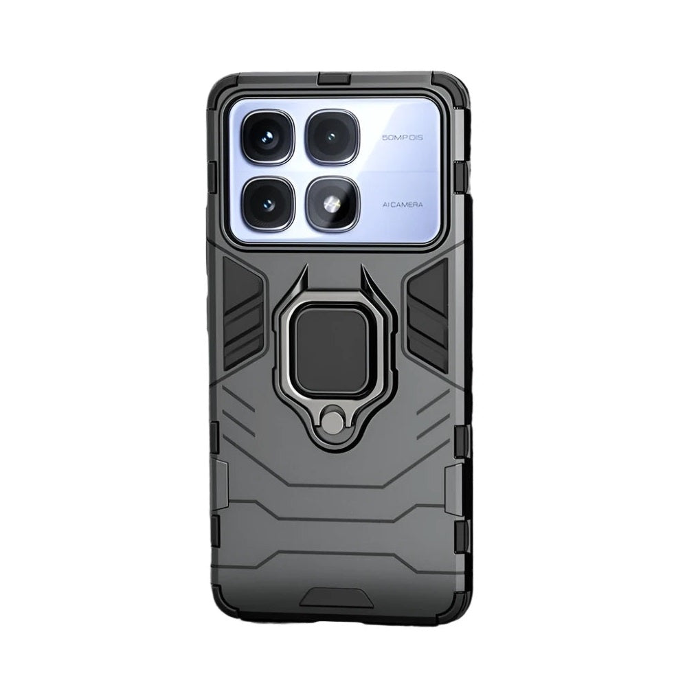 Shockproof Armor Case with Metal Ring Stand for Xiaomi 14T Series – Rugged Protection & Versatility