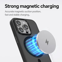 Shockproof Magnetic PC+TPU Bumper Case for iPhone 16 Series – Skin-Friendly, Anti-Fall Protection