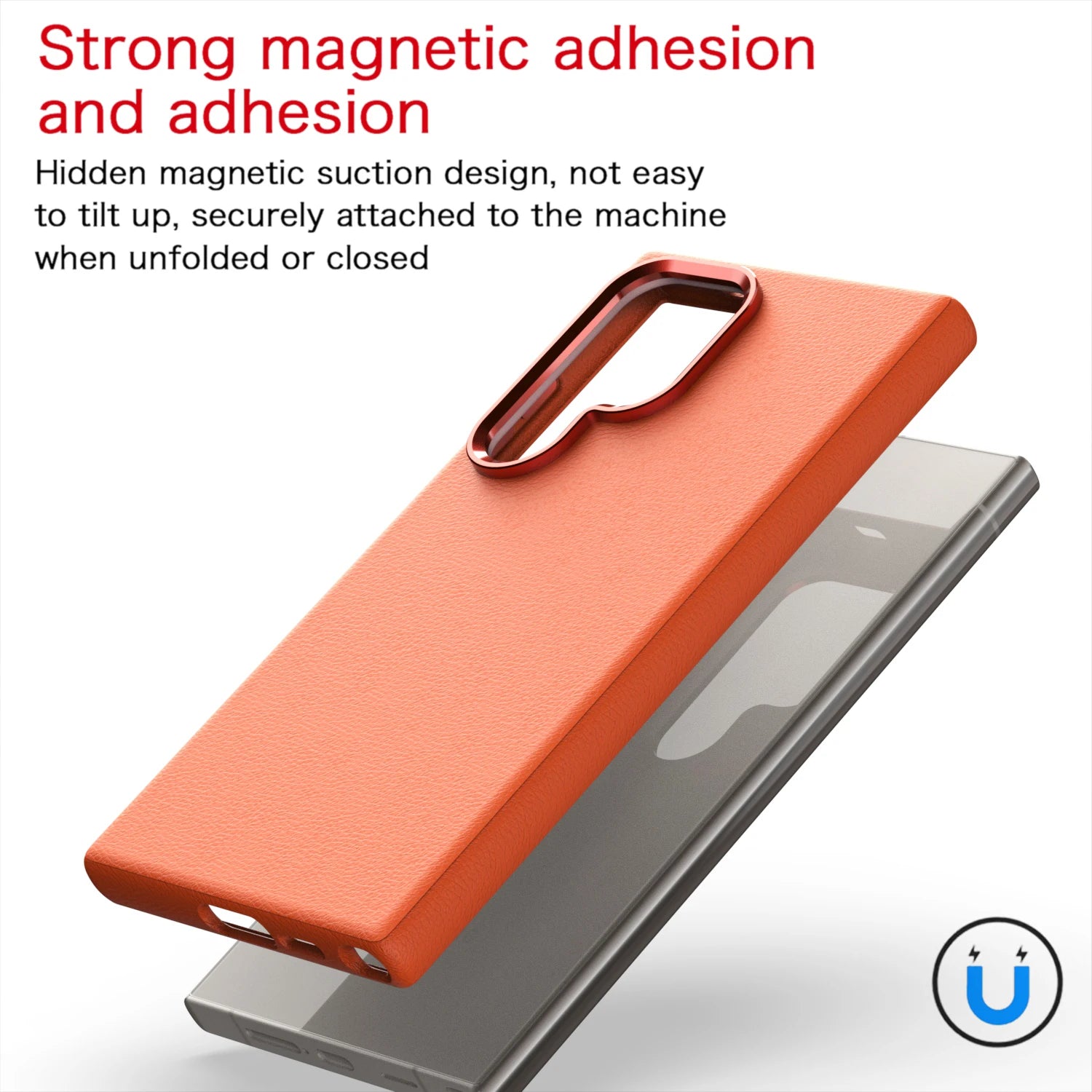 Premium Ultra-Thin PU Leather Magnetic Case for Samsung Galaxy S24 Series