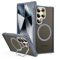 Armor Shockproof Magnetic Case with Metal Lens Bracket for Samsung Galaxy S25 Series