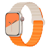 Lightweight Silicone Magnetic Band for Apple Watch