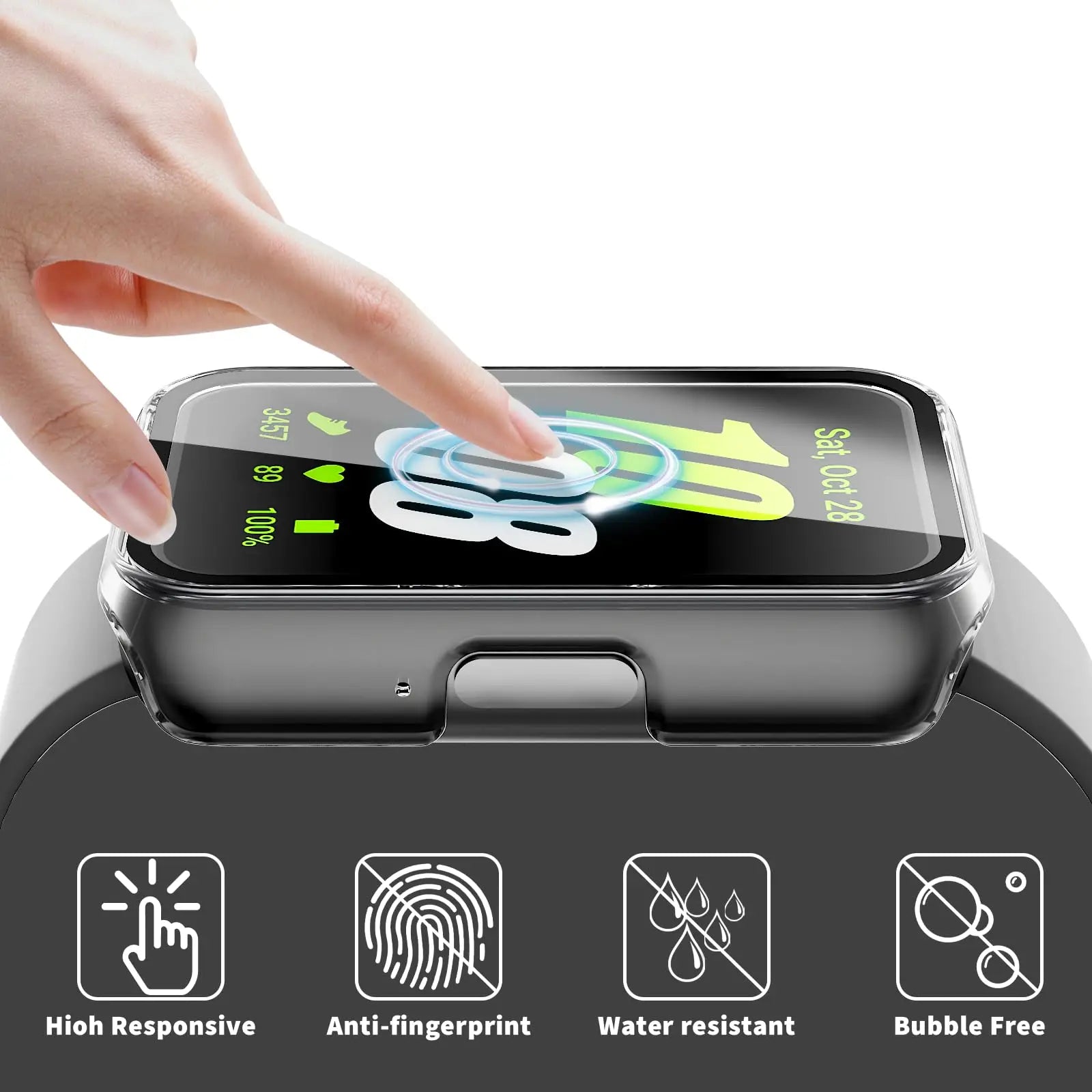 Glass+Case for Samsung Galaxy Fit3