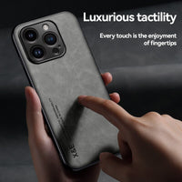 Luxury Leather Case for iPhone 15 Series