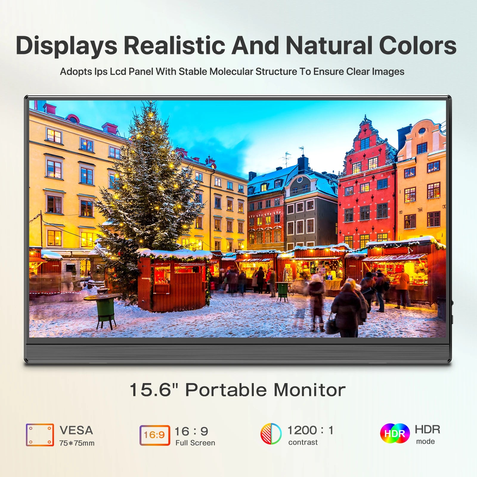 UPERFECT 15.6" Portable Monitor – Your Ultimate On-the-Go Display Solution