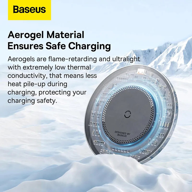 Baseus 15W Qi Wireless Fast Charging Pad