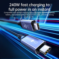 CHOSEAL 240W Fast Charge Thunderbolt 3 USB C Cable