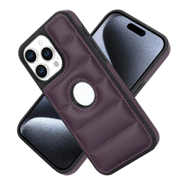 iPhone 15 Series Leather Shockproof Protective Case