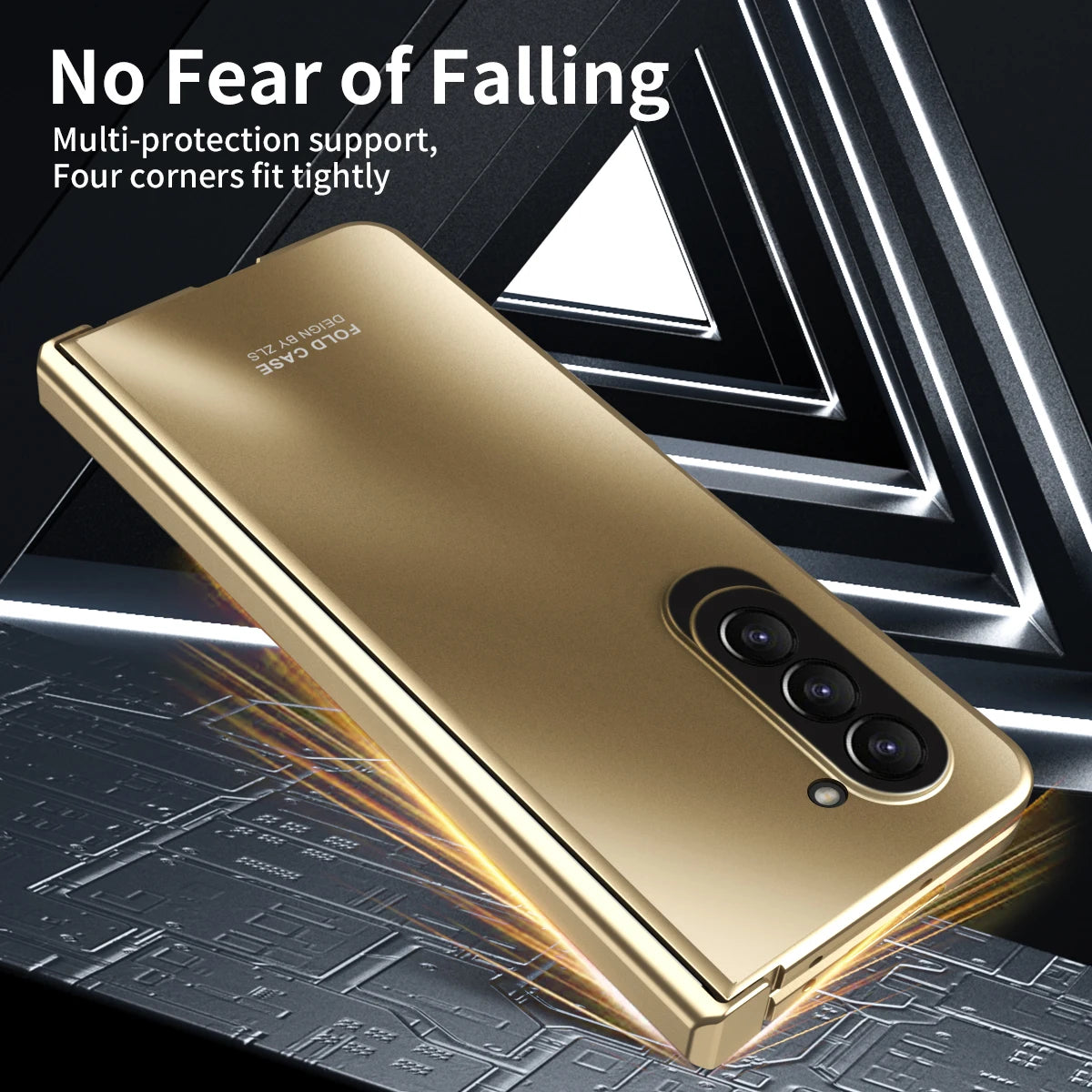 Full Protection Front Glass Film Case for Samsung Galaxy Z Fold 5