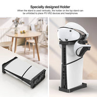 Vertical & Horizontal Stand VR2 Helmet Headset Holder for Sony Playstation 5 Slim