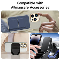 Genuine Leather MagSafe Case with Tempered Glass Screen Protector for iPhone 15 Series