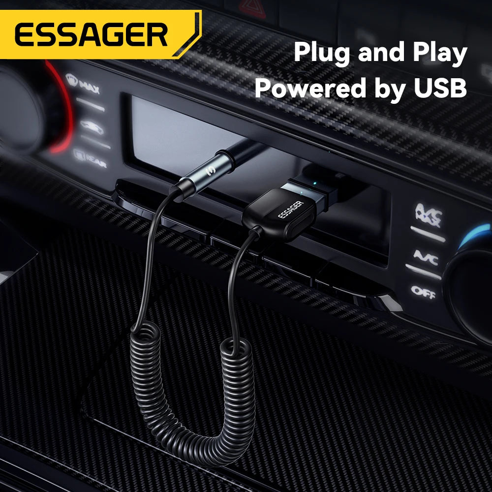 Essager Wireless Bluetooth 5.0 Receiver Adapter – Seamless Audio Streaming