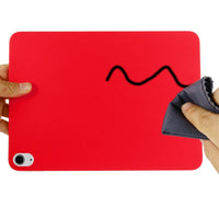 Soft Premium Liquid Silicone Ultra Thin Case with Flocking Interior for iPad Air (2024)