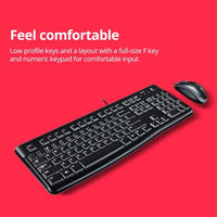 Logitech MK120 Wired Keyboard and Mouse Combo