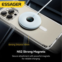 Essager 15W Magnetic Digital Display Wireless Charging Pad