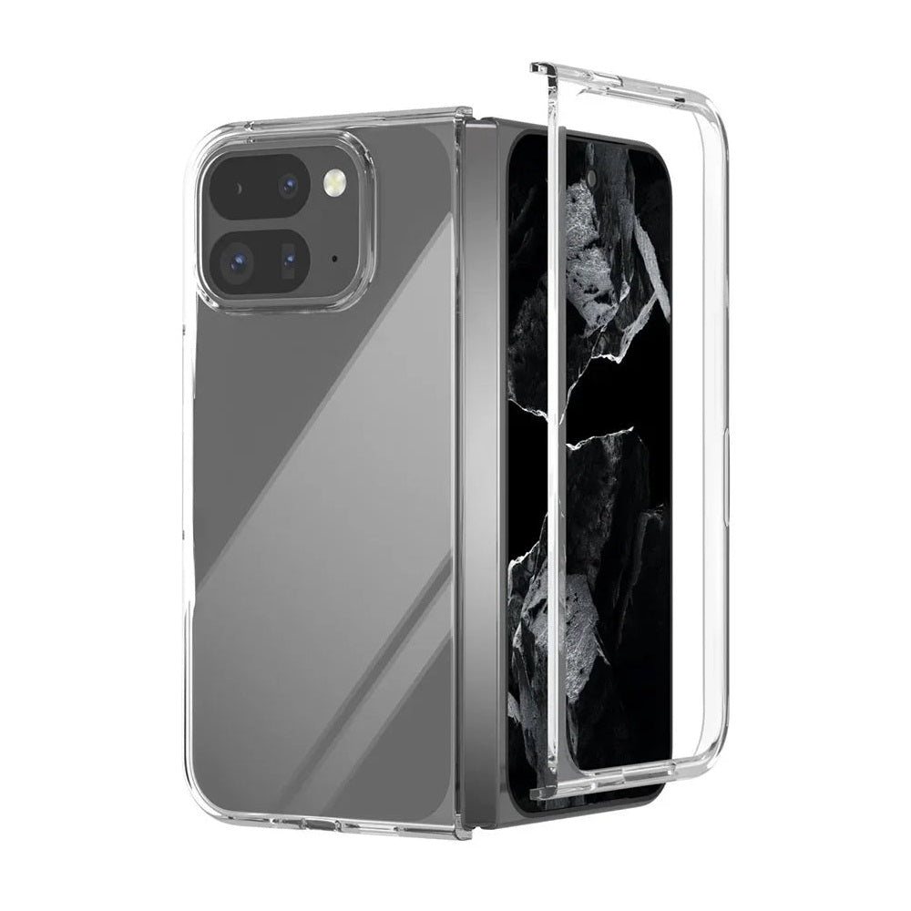 High-Quality Slim Transparent Hard PC Phone Case for Google Pixel 9 Pro Fold