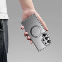 Samsung Galaxy S25 Series Magnetic Case with 360° Rotating Ring