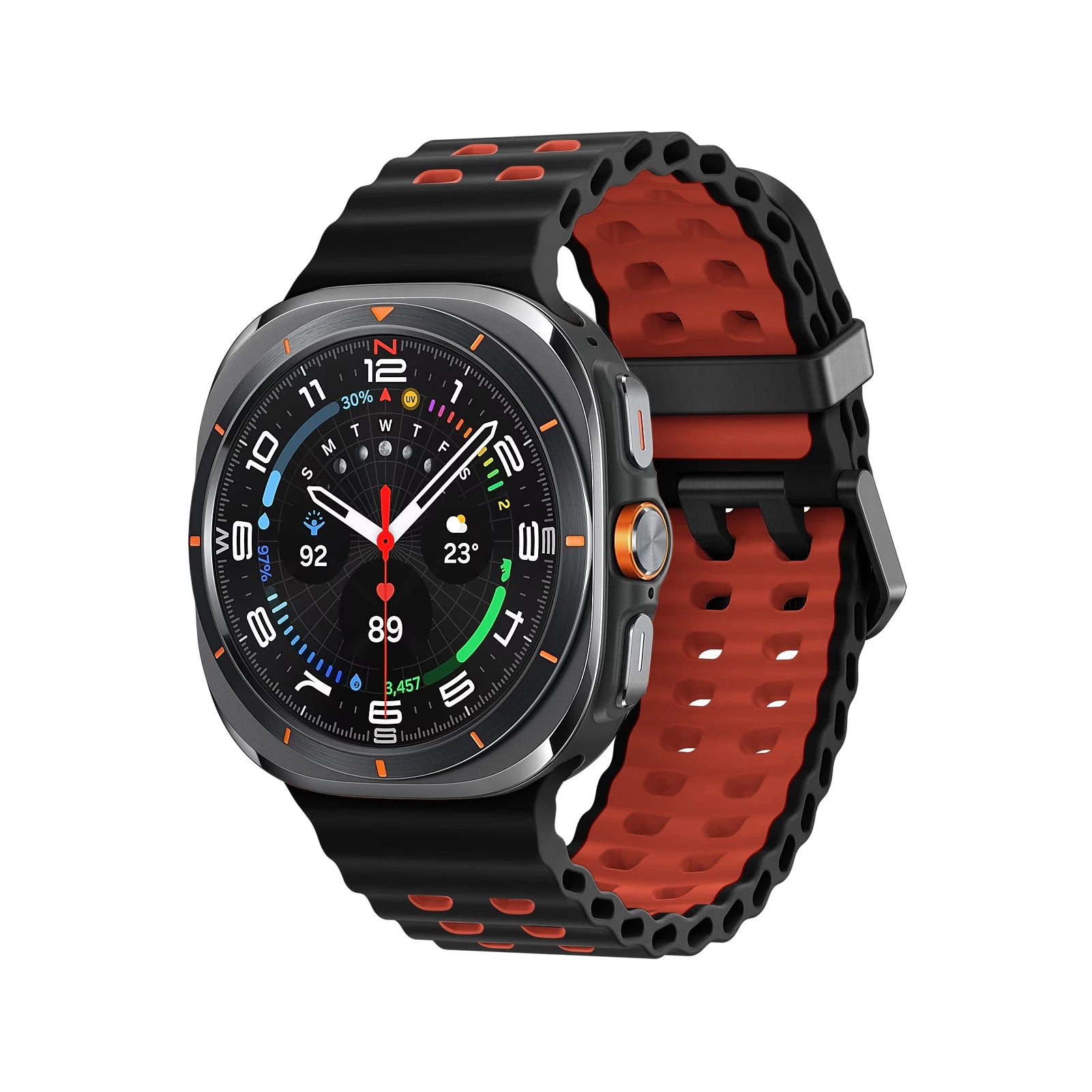 Two-Color Marine Silicone Band for Samsung Galaxy Watch Ultra