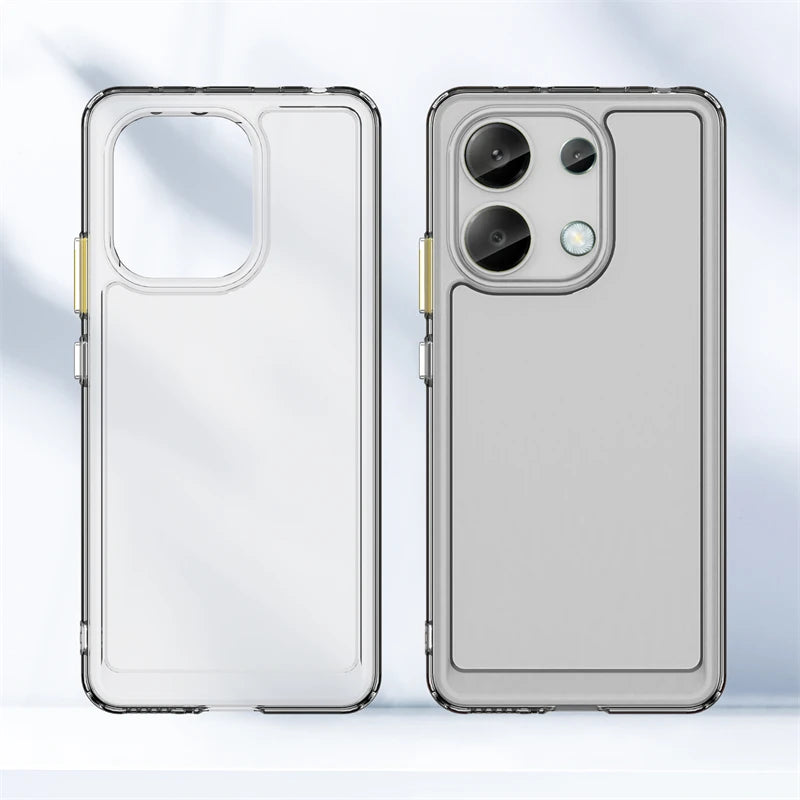 Transparent TPU Luxury Silicone Bumper Protector Case for Xiaomi Redmi Note 13