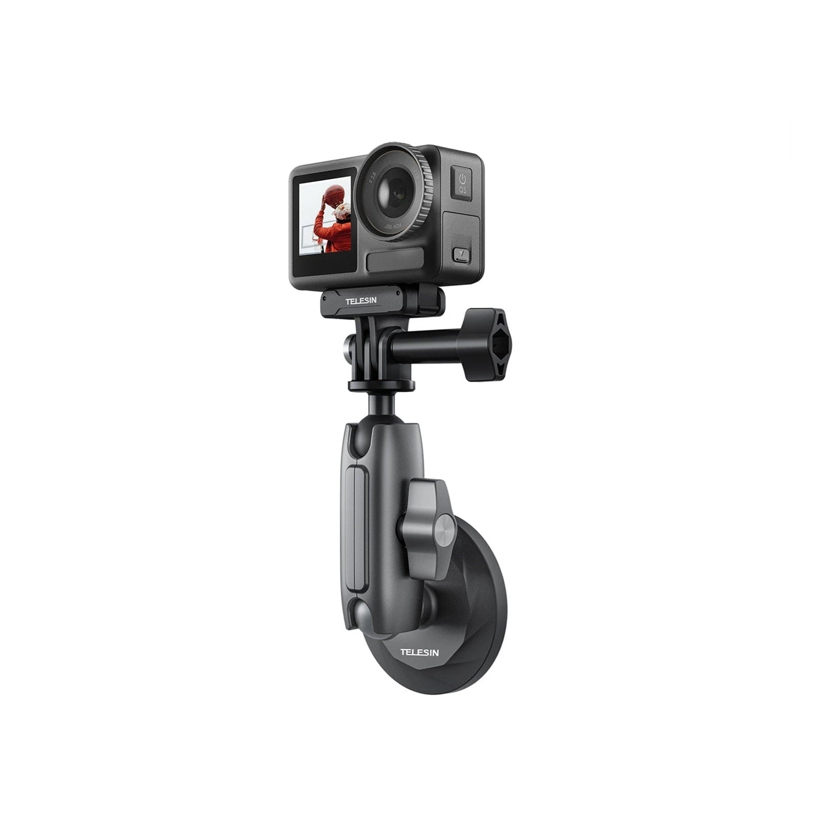 TELESIN Premium Magnetic Mount - Aluminum Alloy Action Camera Holder