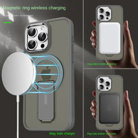 Magnetic Suction Shockproof Wireless Charging Frosted Bumper Case for iPhone 15 Series – Ultimate Protection & Convenience