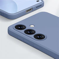 Square Liquid Silicone Magnetic Wireless Charging Case for Samsung Galaxy S24 Series